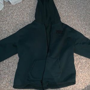 Size small victoria’s secret/pink blueish green zip up.